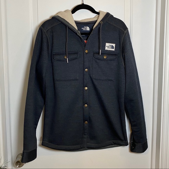 North Face Sherpa Patrol Snap Up Hoodie 